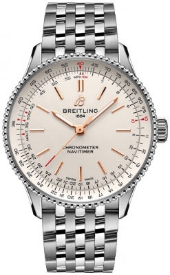 Buy this new Breitling Navitimer Automatic 36 a17327211g1a1 ladies watch for the discount price of £4,050.00. UK Retailer.