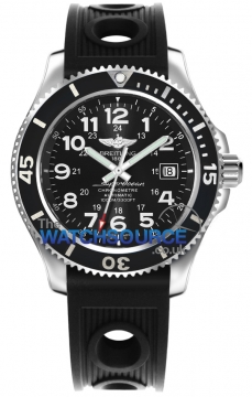 Buy this new Breitling Superocean II 42 a17365c9/bd67/202s mens watch for the discount price of £2,460.00. UK Retailer.