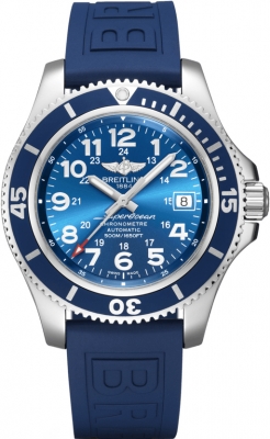 Buy this new Breitling Superocean II 42 a17365d11c1s2 mens watch for the discount price of £2,456.50. UK Retailer.
