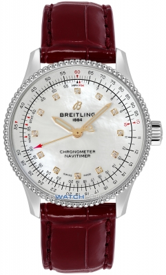 Buy this new Breitling Navitimer Automatic 35 a17395211a1p1 ladies watch for the discount price of £4,095.00. UK Retailer.