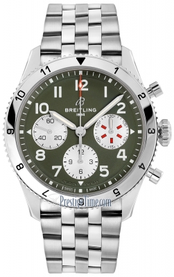 Buy this new Breitling Classic AVI Chronograph 42 a233802a1L1a1 mens watch for the discount price of £4,680.00. UK Retailer.