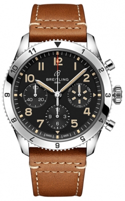 Buy this new Breitling Classic AVI Chronograph 42 a233803a1b1x1 mens watch for the discount price of £4,455.00. UK Retailer.