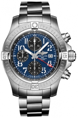 Buy this new Breitling Avenger Chronograph GMT 45 a24315101c1a1 mens watch for the discount price of £4,928.00. UK Retailer.