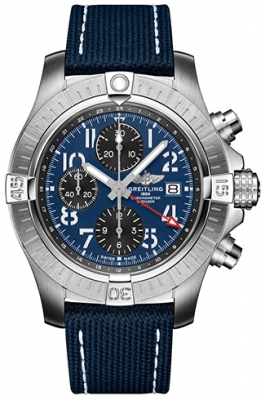 Buy this new Breitling Avenger Chronograph GMT 45 a24315101c1x2 mens watch for the discount price of £4,708.00. UK Retailer.