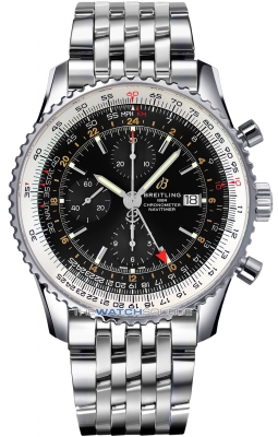 Buy this new Breitling Navitimer 1 Chronograph GMT 46 a24322121b2a1 mens watch for the discount price of £4,845.00. UK Retailer.