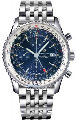 Buy this new Breitling Navitimer 1 Chronograph GMT 46 a24322121c2a1 mens watch for the discount price of £4,845.00. UK Retailer.