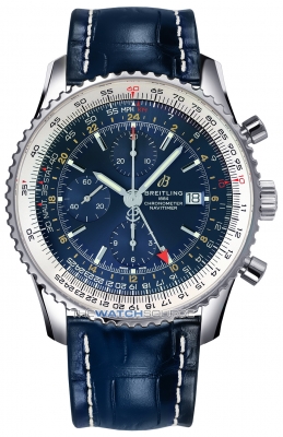 Buy this new Breitling Navitimer 1 Chronograph GMT 46 a24322121c2p2 mens watch for the discount price of £4,738.60. UK Retailer.