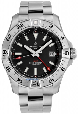 Buy this new Breitling Avenger Automatic GMT 44 a32320101b1a1 mens watch for the discount price of £4,050.00. UK Retailer.