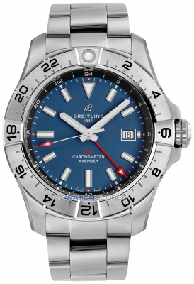 Buy this new Breitling Avenger Automatic GMT 44 a32320101c1a1 mens watch for the discount price of £3,825.00. UK Retailer.