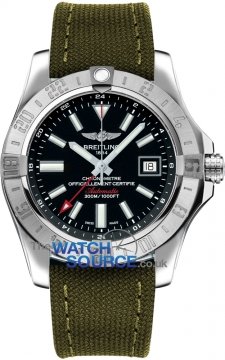 Buy this new Breitling Avenger II GMT a3239011/bc35/106w mens watch for the discount price of £2,584.00. UK Retailer.