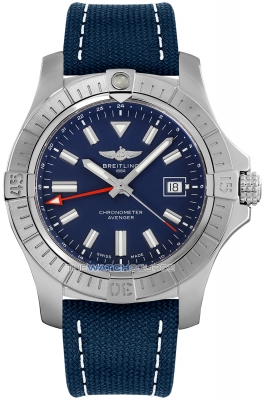 Buy this new Breitling Avenger Automatic GMT 45 a32395101c1x1 mens watch for the discount price of £3,124.00. UK Retailer.