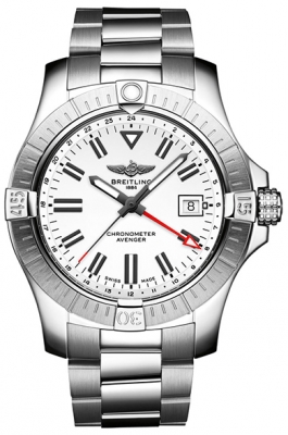 Buy this new Breitling Avenger Automatic GMT 43 a32397101a1a1 mens watch for the discount price of £3,344.00. UK Retailer.