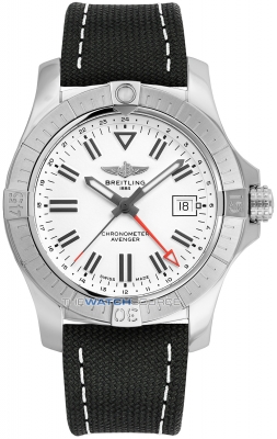 Buy this new Breitling Avenger Automatic GMT 43 a32397101a1x1 mens watch for the discount price of £3,080.00. UK Retailer.