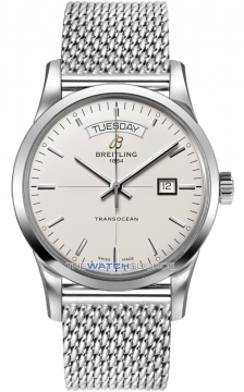 Buy this new Breitling Transocean Day Date a4531012/g751-ss mens watch for the discount price of £3,720.00. UK Retailer.