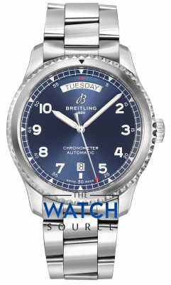 Buy this new Breitling Aviator 8 Automatic Day Date 41 a45330101c1a1 mens watch for the discount price of &pound;3,300.00. UK Retailer.