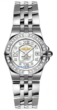 Buy this new Breitling Galactic 30 a71340LA/a679-ss ladies watch for the discount price of £5,260.00. UK Retailer.