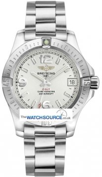Buy this new Breitling Colt Lady 36mm a7438911/g803/178a ladies watch for the discount price of £2,082.00. UK Retailer.