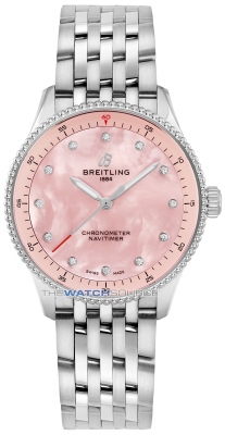 Buy this new Breitling Navitimer Quartz 32 a77320d91k1a1 ladies watch for the discount price of £3,420.00. UK Retailer.