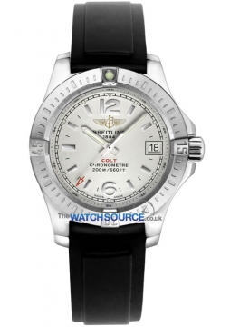 Buy this new Breitling Colt Lady 33mm a7738811/g793/133s ladies watch for the discount price of £1,780.00. UK Retailer.