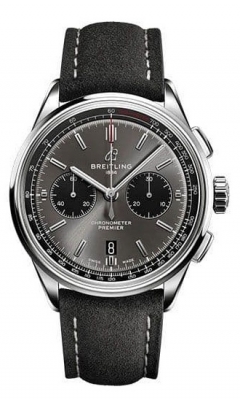 Buy this new Breitling Premier B01 Chronograph 42 ab0118221b1x2 mens watch for the discount price of £6,248.00. UK Retailer.