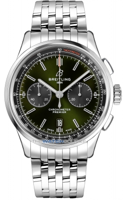 Buy this new Breitling Premier B01 Chronograph 42 ab0118a11L1a1 mens watch for the discount price of £6,688.00. UK Retailer.