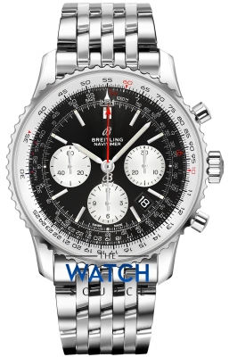 Buy this new Breitling Navitimer B01 Chronograph 43 ab0121211b1a1 mens watch for the discount price of £6,210.00. UK Retailer.