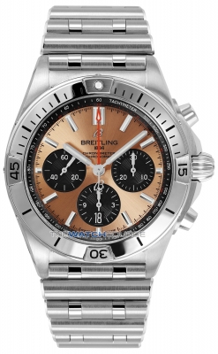 Buy this new Breitling Chronomat B01 42mm ab0134101k1a1 mens watch for the discount price of £6,424.00. UK Retailer.