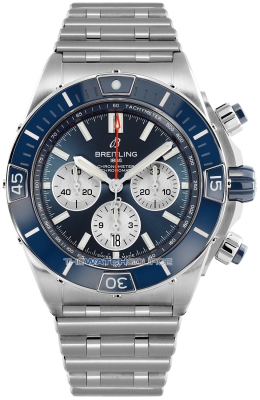 Buy this new Breitling Super Chronomat B01 44mm ab0136161c1a1 mens watch for the discount price of £7,932.00. UK Retailer.