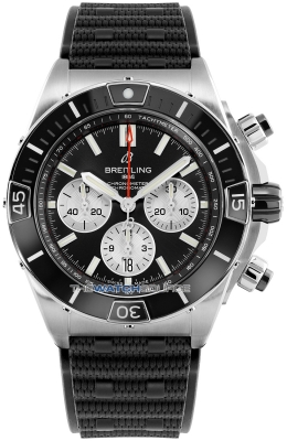 Buy this new Breitling Super Chronomat B01 44mm ab0136251b1s1 mens watch for the discount price of £7,552.00. UK Retailer.