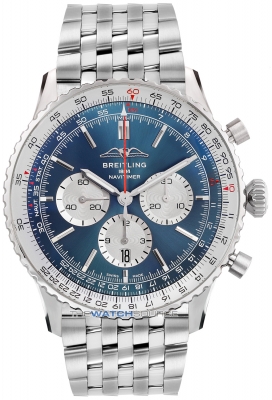 Buy this new Breitling Navitimer B01 Chronograph 46 ab0137211c1a1 mens watch for the discount price of £6,908.00. UK Retailer.