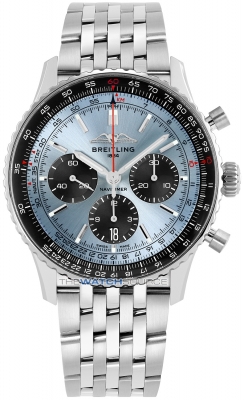 Buy this new Breitling Navitimer B01 Chronograph 43 ab0138241c1a1 mens watch for the discount price of £6,795.00. UK Retailer.