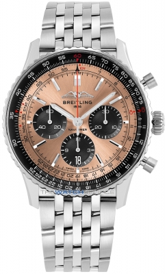 Buy this new Breitling Navitimer B01 Chronograph 43 ab0138241k1a1 mens watch for the discount price of £6,820.00. UK Retailer.