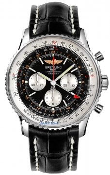 Buy this new Breitling Navitimer 1 B04 Chronograph GMT 48 ab044121/bd24-1cd mens watch for the discount price of £6,400.00. UK Retailer.