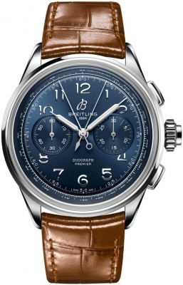 Breitling Premier B15 Duograph 42mm ab1510171c1p1 watch