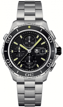 Buy this new Tag Heuer Aquaracer Automatic Chronograph 500M cak2111.ba0833 mens watch for the discount price of &pound;2,747.00. UK Retailer.