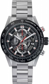 Buy this new Tag Heuer Carrera Caliber Heuer 01 Skeleton 43mm car201v.ba0714 mens watch for the discount price of £3,782.00. UK Retailer.