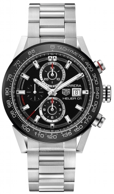 Buy this new Tag Heuer Carrera Caliber Heuer 01 43mm car201z.ba0714 mens watch for the discount price of £3,650.00. UK Retailer.