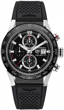 Buy this new Tag Heuer Carrera Caliber Heuer 01 43mm car201z.ft6046 mens watch for the discount price of £3,527.00. UK Retailer.