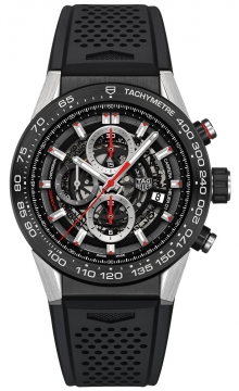 Buy this new Tag Heuer Carrera Caliber Heuer 01 Skeleton 45mm car2a1z.ft6044 mens watch for the discount price of £3,735.00. UK Retailer.