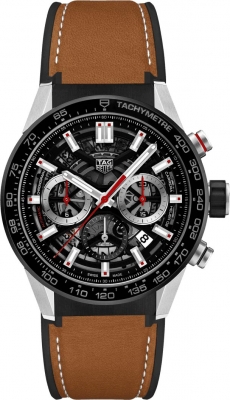 Buy this new Tag Heuer Carrera Calibre Heuer 02 43mm cbg2010.ft6144 mens watch for the discount price of £3,735.00. UK Retailer.