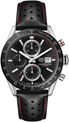 Buy this new Tag Heuer Carrera Calibre 16 Chronograph 41mm cbm2110.fc6454 mens watch for the discount price of £3,145.00. UK Retailer.