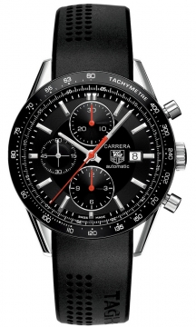 Buy this new Tag Heuer Carrera Chronograph Tachymeter cv2014.ft6017 mens watch for the discount price of &pound;2,460.00. UK Retailer.
