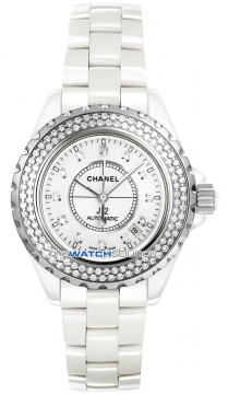 Buy this new Chanel J12 Automatic 42mm h2013 midsize watch for the discount price of &pound;10,345.00. UK Retailer.