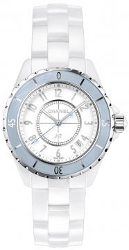 Buy this new Chanel J12 Quartz 33mm h4340 ladies watch for the discount price of £3,100.00. UK Retailer.