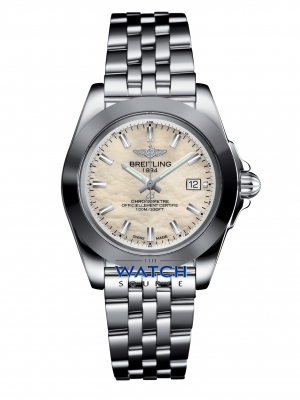 Buy this new Breitling Galactic 32 Sleek w7133012/a800/792a ladies watch for the discount price of &pound;3,136.00. UK Retailer.
