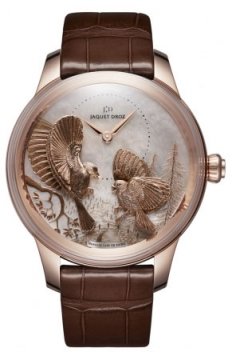 Buy this new Jaquet Droz Les Ateliers d'Art Petite Heure Minute Relief j005023270 SEASONS FALL mens watch for the discount price of £46,134.00. UK Retailer.