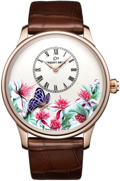 Buy this new Jaquet Droz Les Ateliers d'Art Petite Heure Minute Relief j005033283 BUTTERFLY JOURNEY mens watch for the discount price of £38,759.00. UK Retailer.