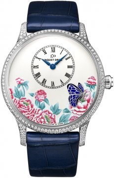 Jaquet Droz Les Ateliers d'Art Petite Heure Minute Relief j005034272 BUTTERFLY JOURNEY watch