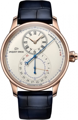 Buy this new Jaquet Droz Grande Seconde Chronograph 43mm j007733200 mens watch for the discount price of £23,080.00. UK Retailer.