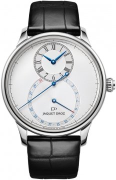 Buy this new Jaquet Droz Grande Seconde Deadbeat 43mm j008030240 mens watch for the discount price of £13,641.00. UK Retailer.